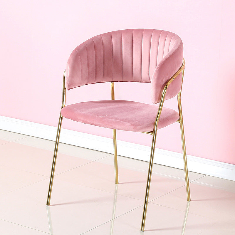 Muebles de hotel con estilo Silla de comedor de terciopelo