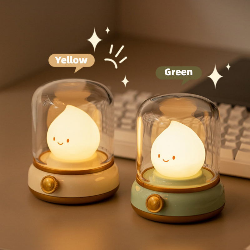 Petite lampe de nuit rétro pour chambre à coucher avec phares de lit, décoration de la maison