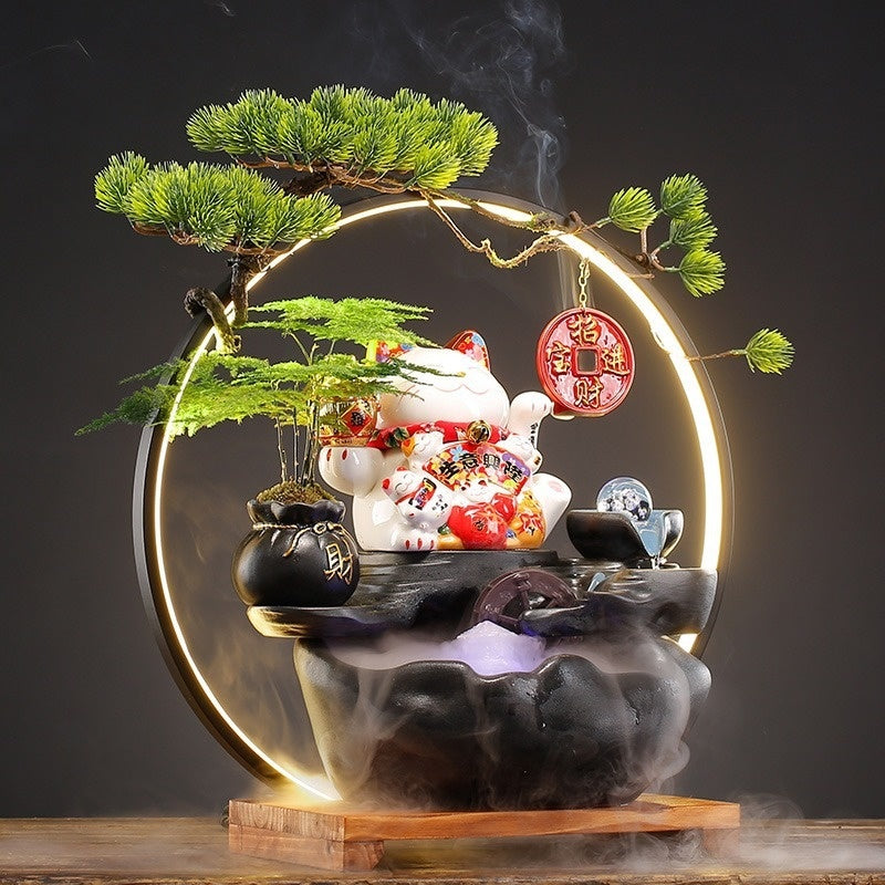 Flowing Water Generates Wealth In Home Decoration Ornaments