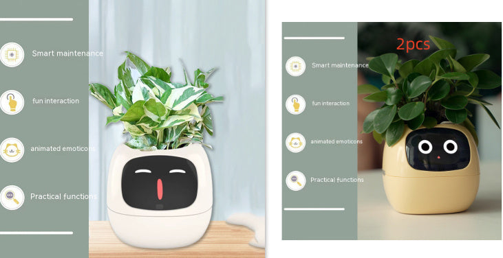 Facial Expression Control Intelligent Flower Pot