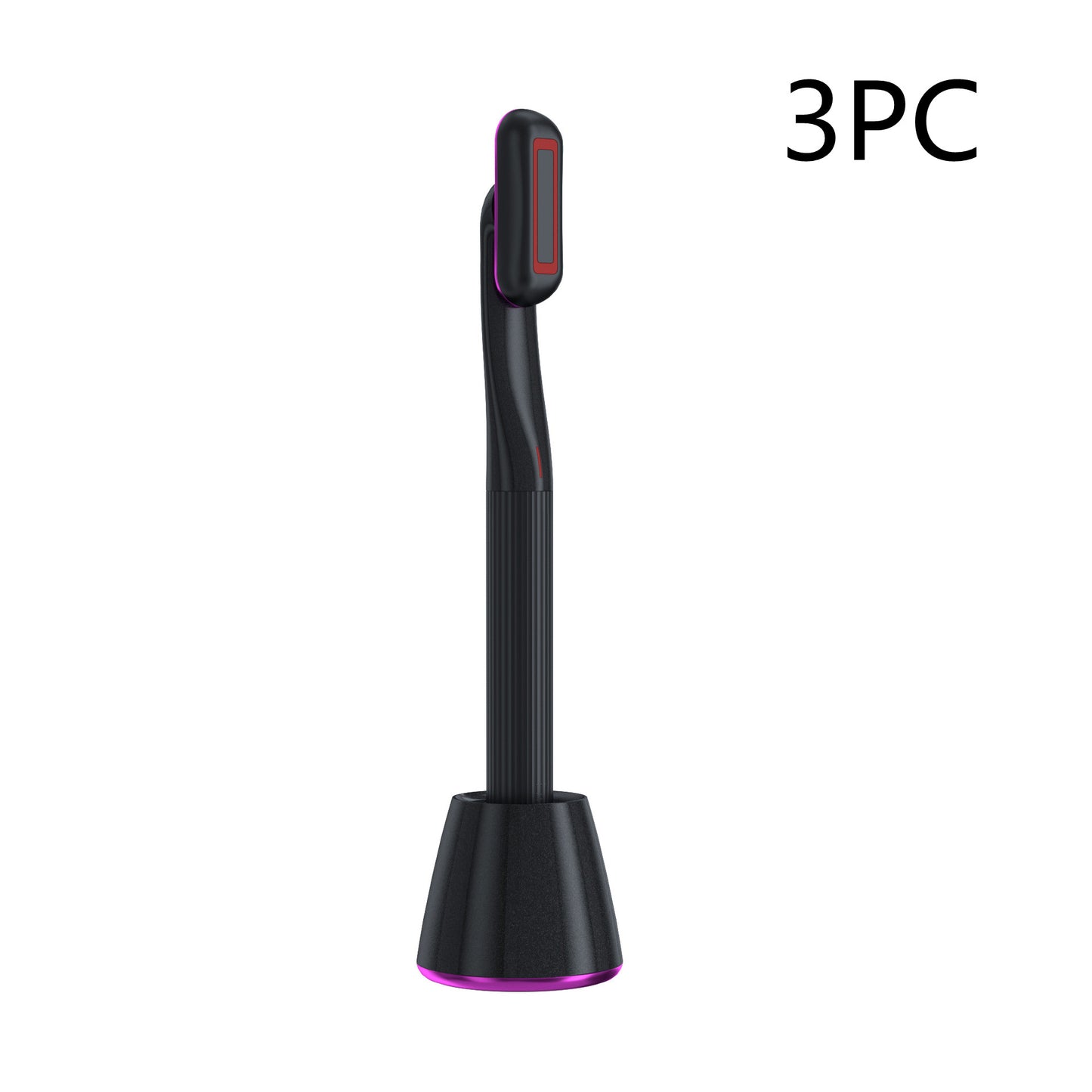 Nouveau Massage oculaire rotatif à 360 degrés amélioré, chaleur thérapeutique, Massage du visage, lumière LED rouge, outil de soins de la peau 5 en 1, baguette