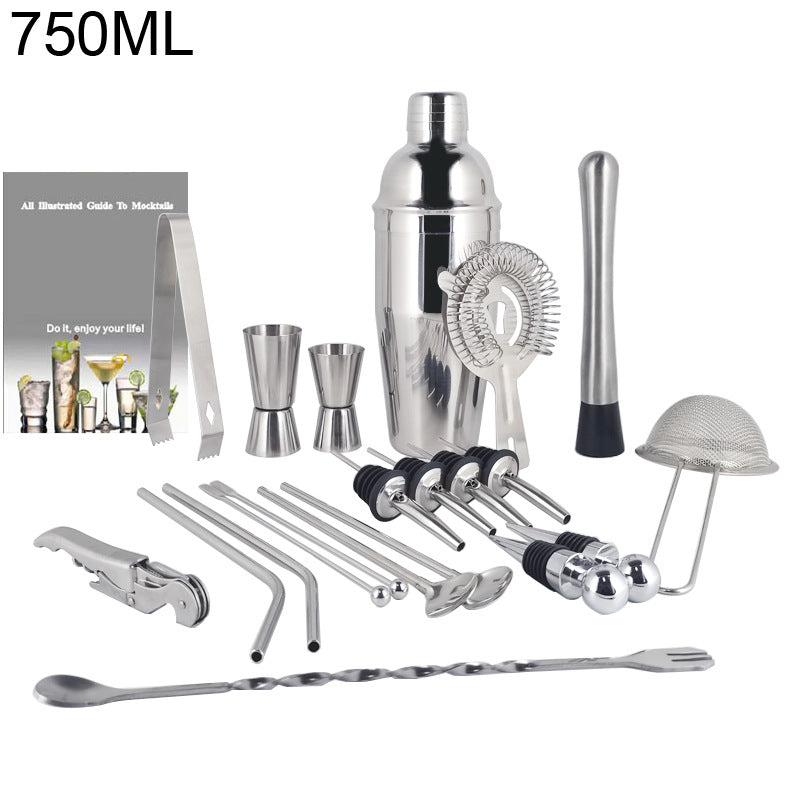 Juego de mezclador de vino Boston Cocktail Shaker Bar Tools