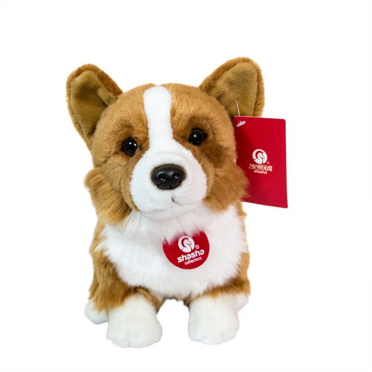 Corgi Acción Perro Peluche Juguete Lindo Corgi Simulación Animal