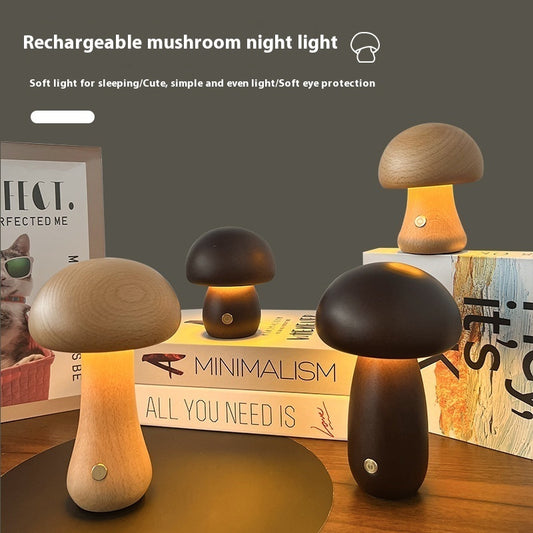 Creative Gift Mushroom Decoration Bedroom Bedside Night Lamp