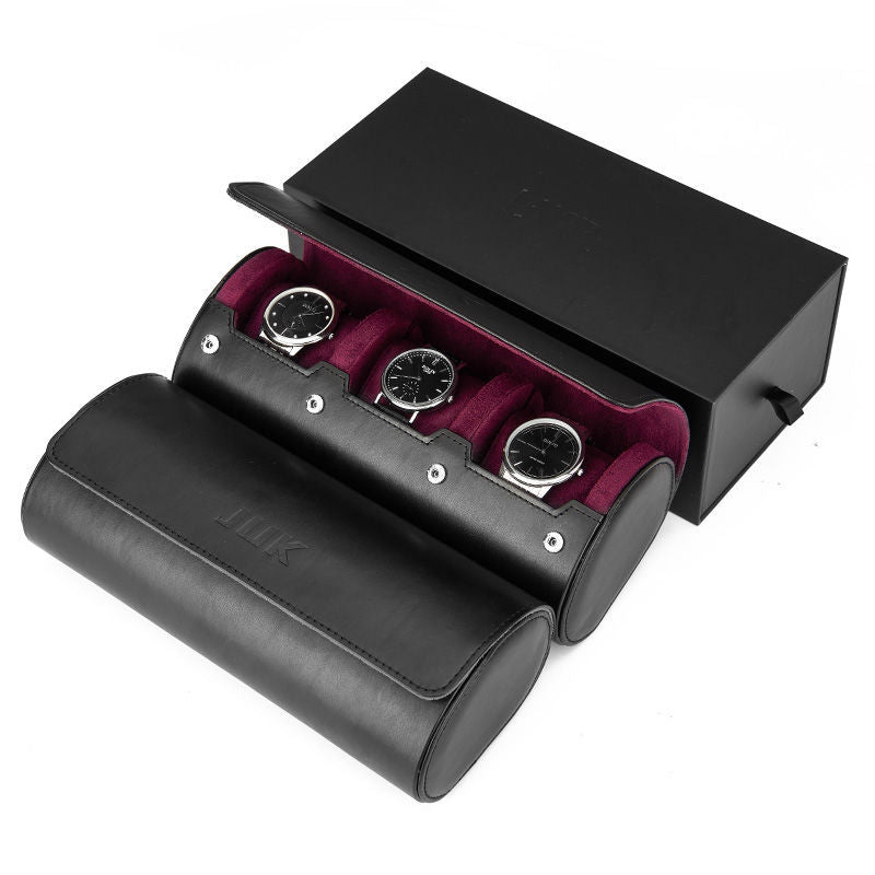 High-end Leather Couple Jewelry Travel Portable Storage Box