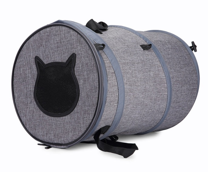 Bolsa de transporte plegable para perros y gatos, túnel para viajes al aire libre, juguetes, transportadores portátiles para cachorros, arena para gatos, cama para dormir, nido