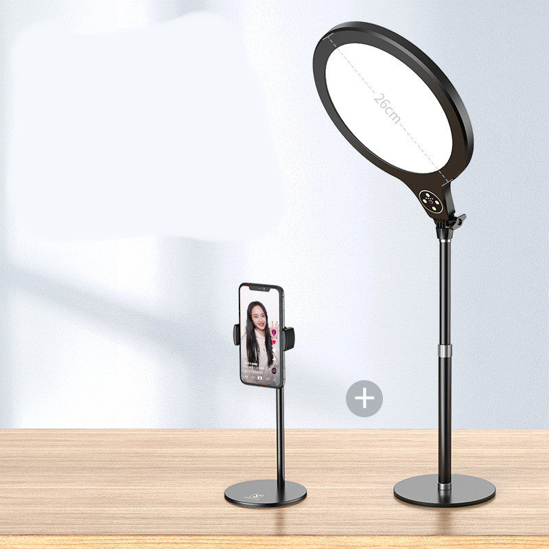 Lampe de beauté pour Photo plein écran, téléphone portable, support télescopique de remplissage au sol pour bureau