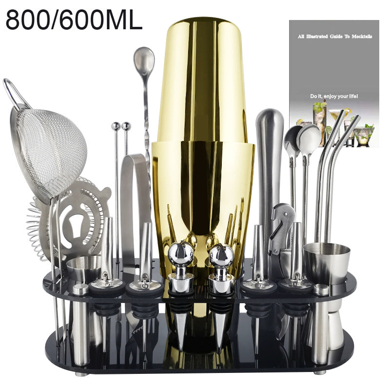 Boston Cocktail Shaker Bar Tools Wine Mixer Set