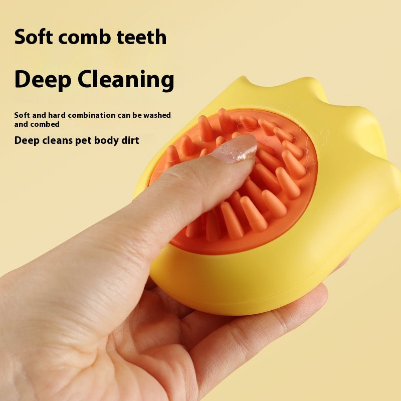 Brosse de bain pour animaux de compagnie, peigne de Massage pour chat et chien