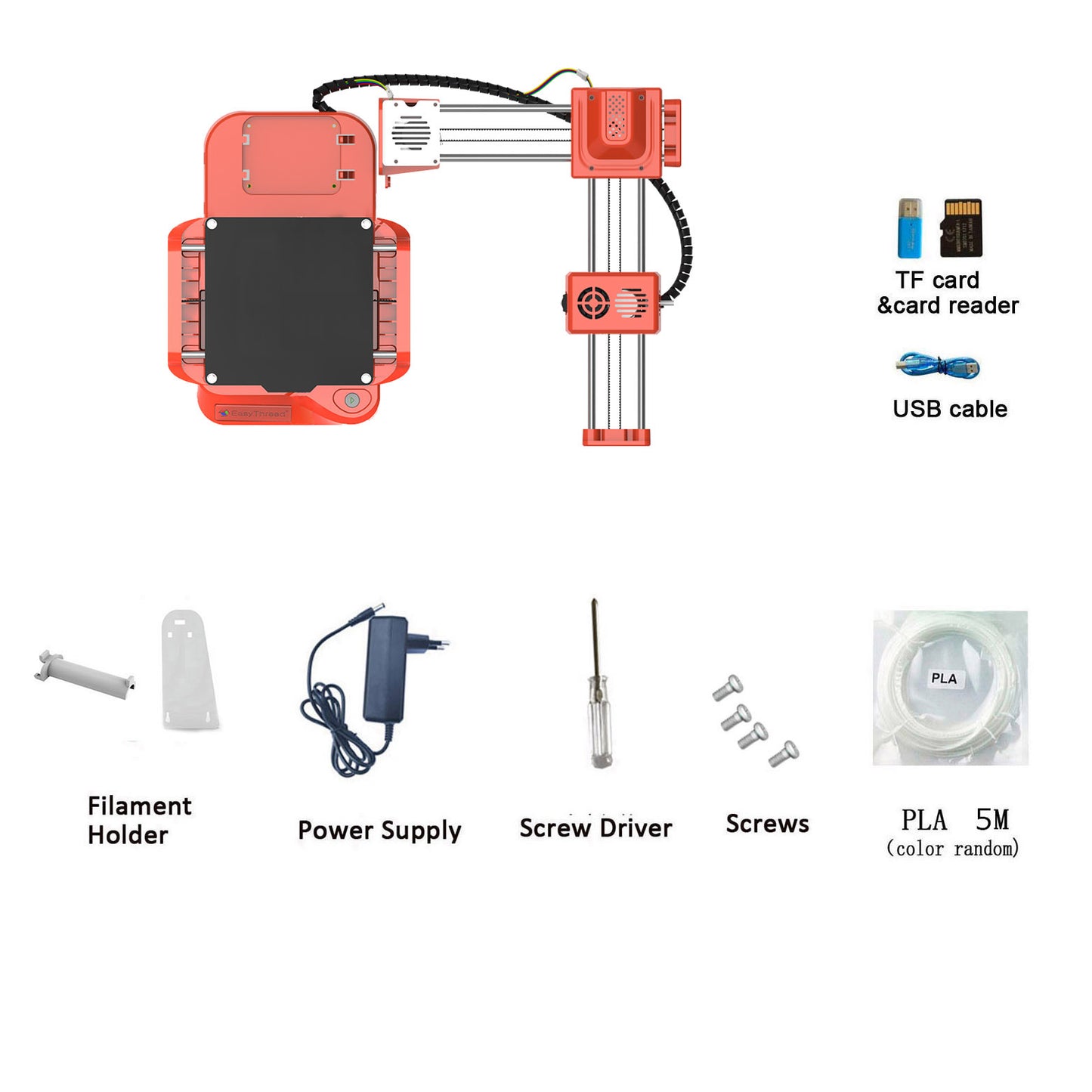 Impresora 3D EasyThred K7 Mini pequeña de escritorio