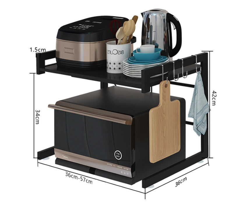 Rejilla retráctil para microondas de cocina