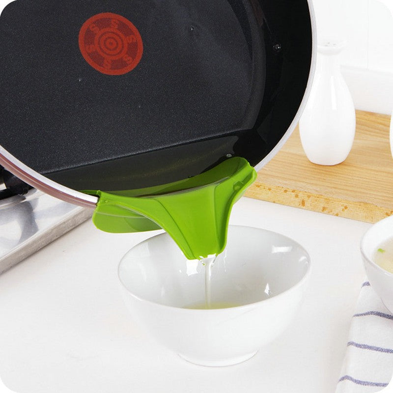 Entonnoir à soupe en silicone, outils gadgets de cuisine