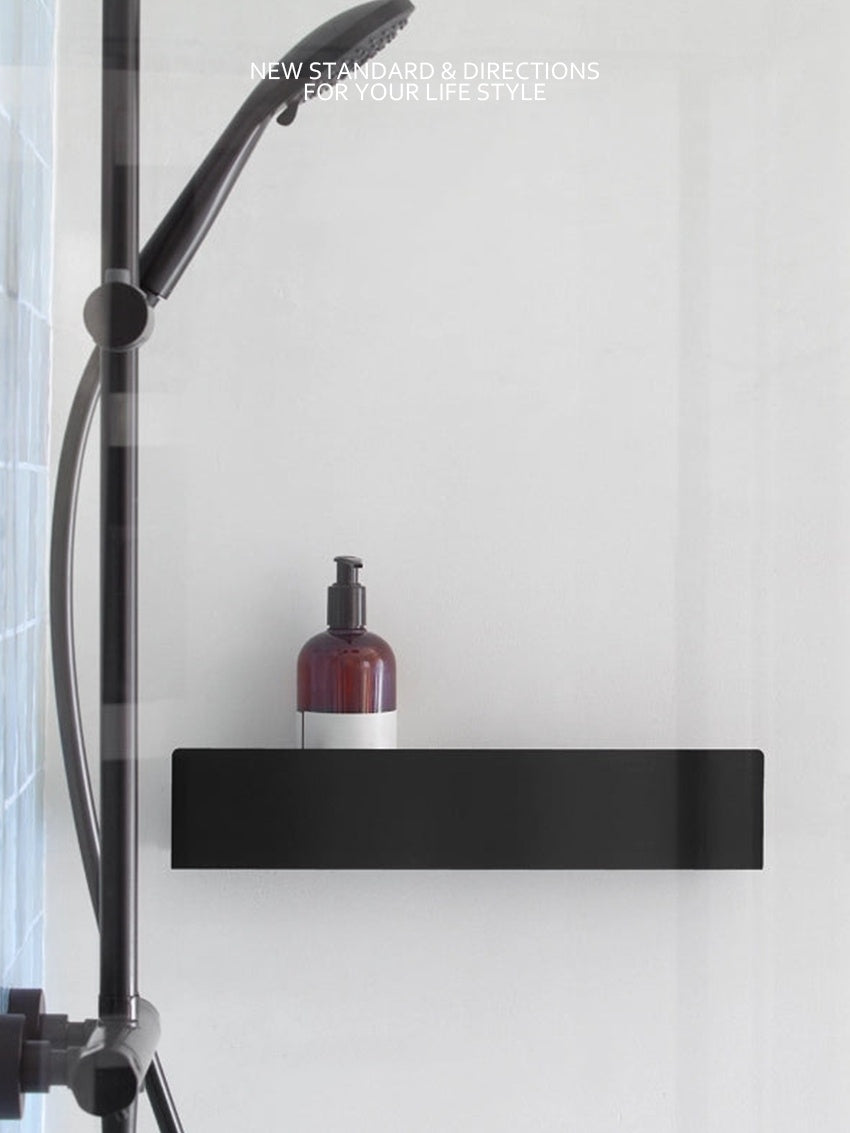 Bathroom Metal Rack Simple Style Storage Shelf