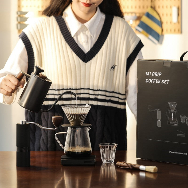 Bomber Hand Brewed Coffee Pot Set Gift Box