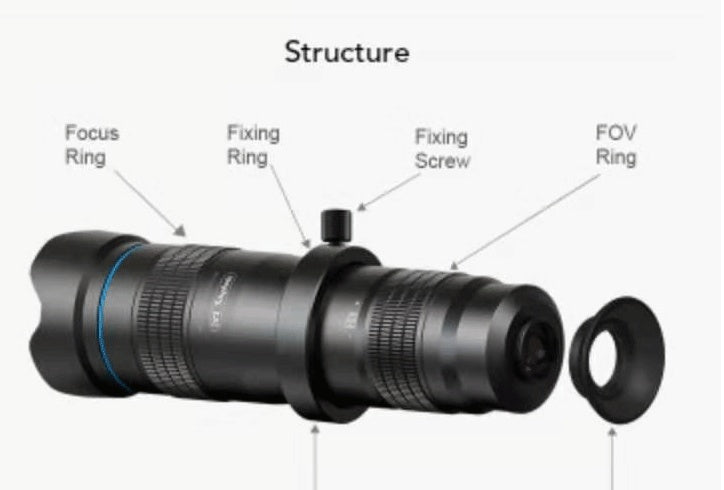 High power portable outdoor glasses