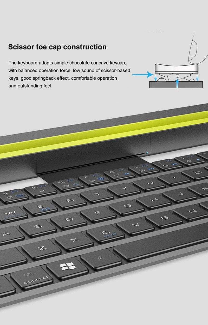 Flexible Roll Folding Bluetooth Keyboard