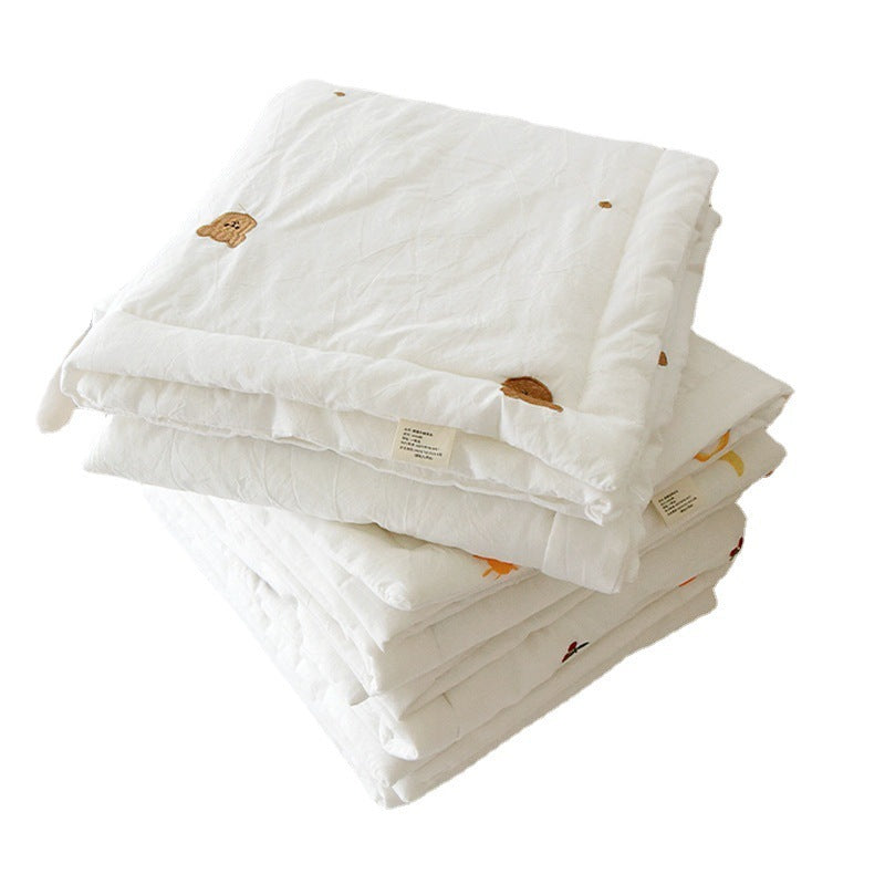 Four Seasons Universal Baby Cotton Water-washing Embroidery Quilt