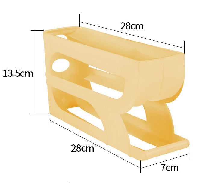 Refrigerator Door Four-layer Slide Egg Storage Box