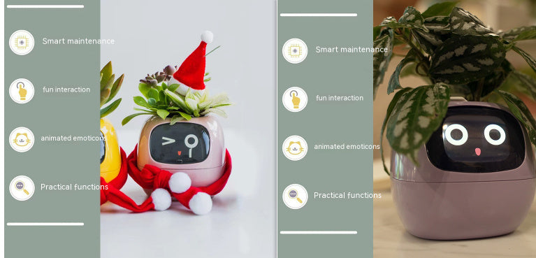 Facial Expression Control Intelligent Flower Pot