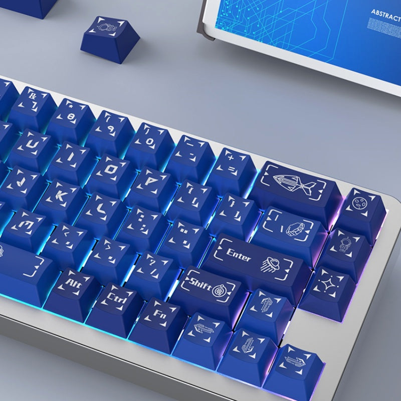 Tapa de teclado con personalidad de sublimación alta de cinco lados