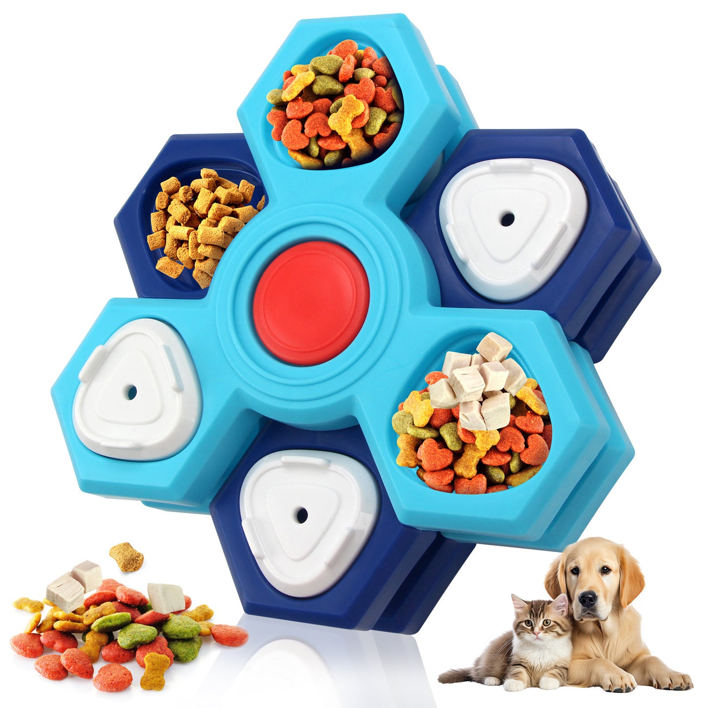 Animaux de compagnie Puzzle formation alimentation lente bol pour chien produits pour animaux de compagnie