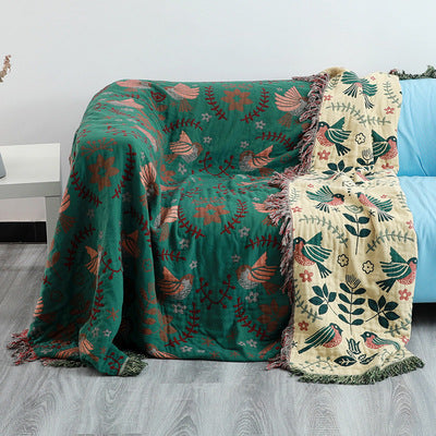 Cotton Cloth Sofa Cover Slipcover Cotton All-inclusive Cover Cloth Towel Blanket