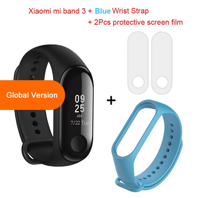 Global Version Xiaomi mi band 3 Fitness Tracker Smart Bracelet 0.78 OLED Touch Screen 50M Waterproof miband 3 Xiomi band 3