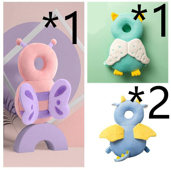 Baby Toddler Headrest Child Protection Baby Head Protection Cushion Cute Angel Wings