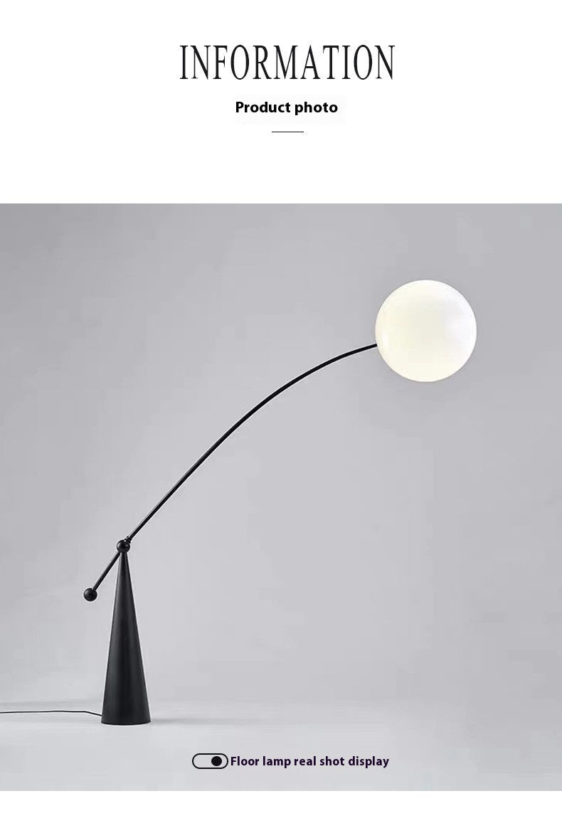 Lampadaire boule lumineuse luxe personnalité pêche