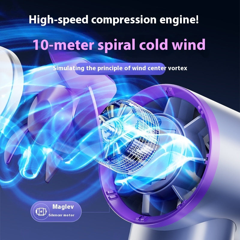 Handheld Ice Cooling Turbine Fan Mini Convenient Wind