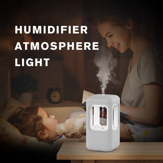 Nouveau Humidificateur d'air maison calme chambre Anti-gravité goutte d'eau humidificateur atmosphère lumière