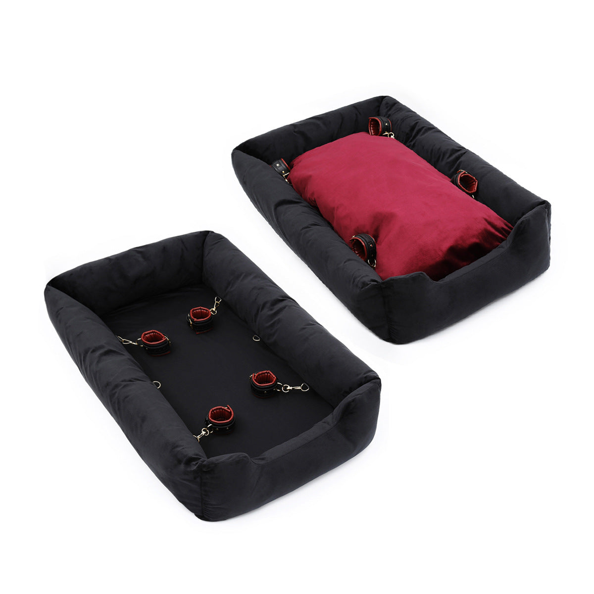 Nid gonflable rectangulaire pour chien de compagnie