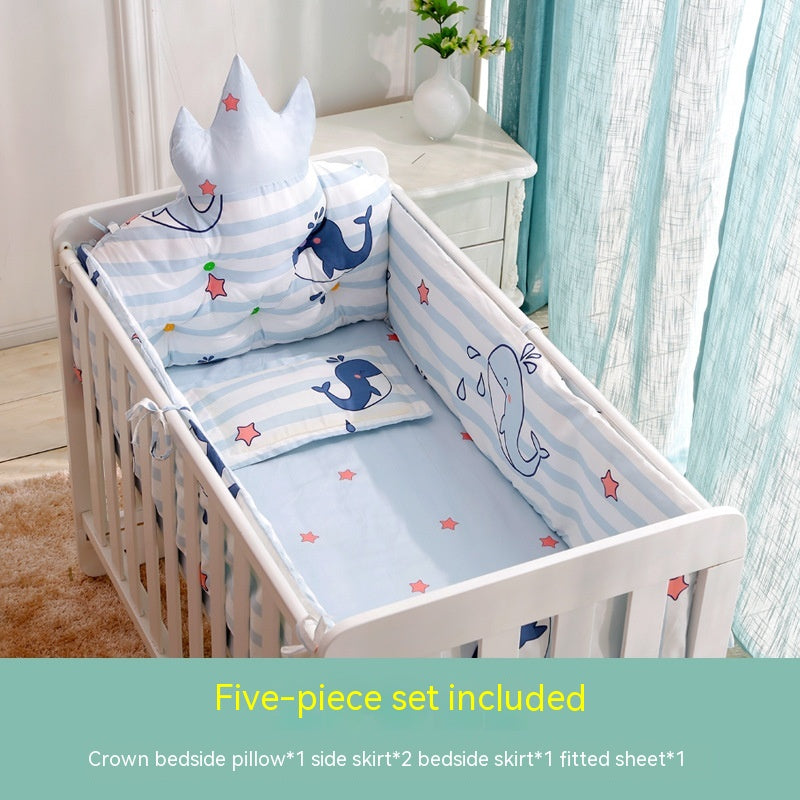 Cotton Crib Guardrail Anti-collision Bed Fence