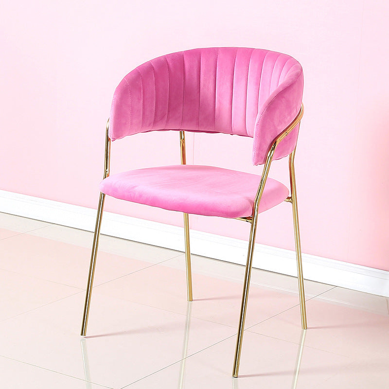 Muebles de hotel con estilo Silla de comedor de terciopelo