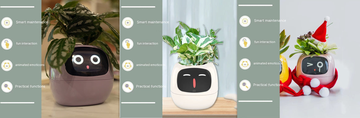 Facial Expression Control Intelligent Flower Pot