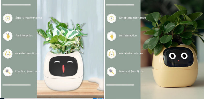 Facial Expression Control Intelligent Flower Pot