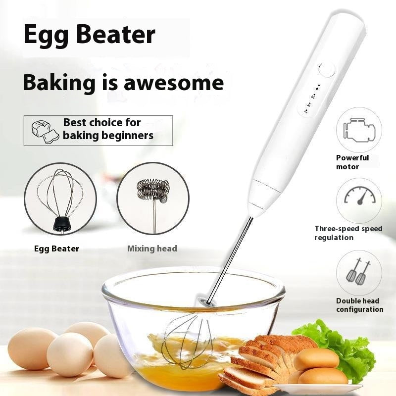 Egg Beater Electric Baking At Home Mini Whipping Machine