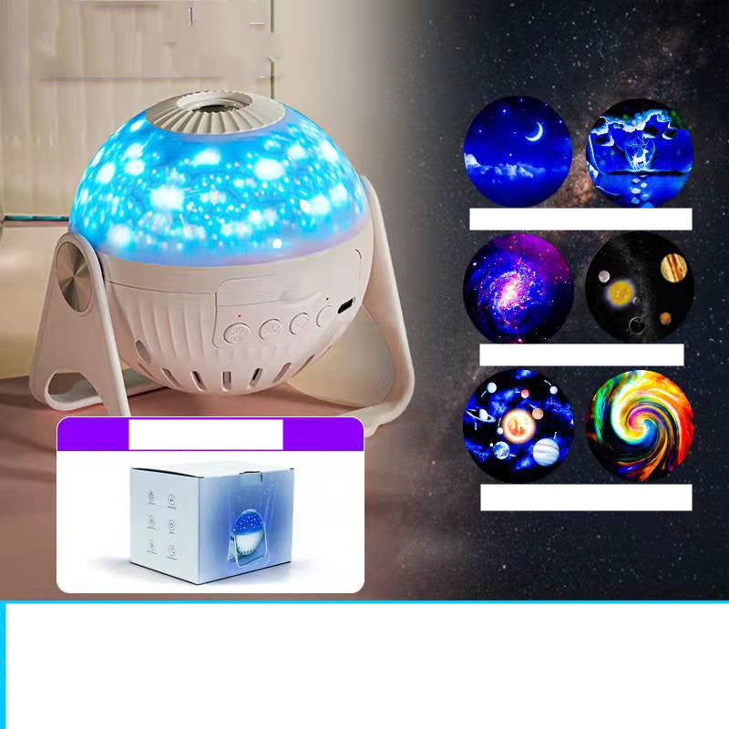 Proyector de galaxia, proyección de cielo estrellado, decoración de cabecera de dormitorio, luz nocturna