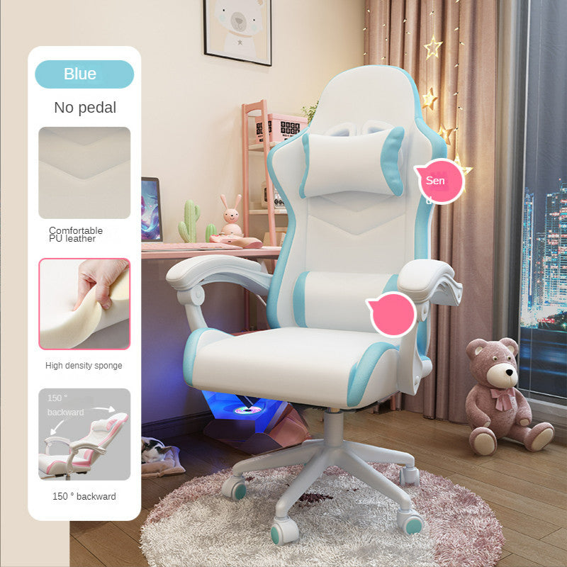 Chaise de jeu sédentaire confortable pour chambre de filles mignonnes