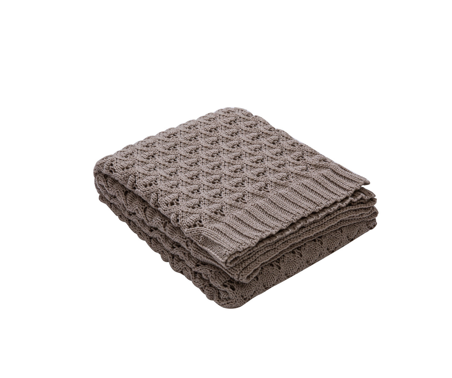 Textile Nordic Ins Diamond Hole Knitted Blanket Sofa Soft Decoration Home Matching Blanket