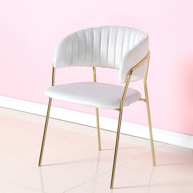 Muebles de hotel con estilo Silla de comedor de terciopelo