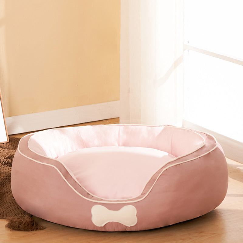 Cama para gatos domésticos, sofá suave, cama cálida para perros, esteras, banco, perrera para dormir para gatos y cachorros, casa para mascotas para gatos pequeños y medianos, suministros para perros mascota