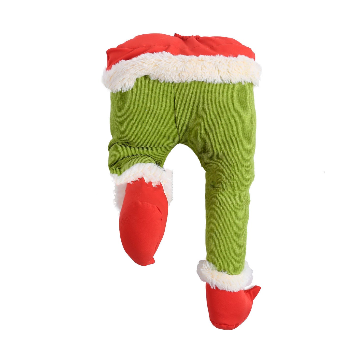 Green prosthetic leg Christmas tree decoration