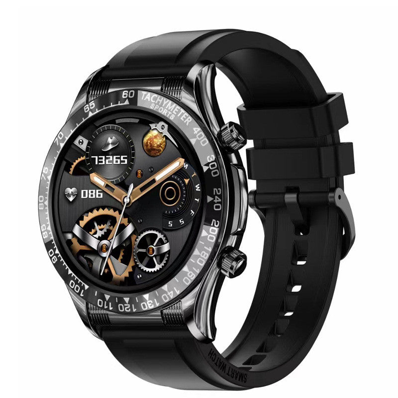 Montre intelligente d'appel Bluetooth pour hommes d'affaires