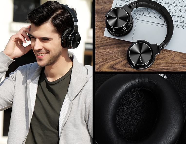 Casque d'écoute Bluetooth sans fil mâle