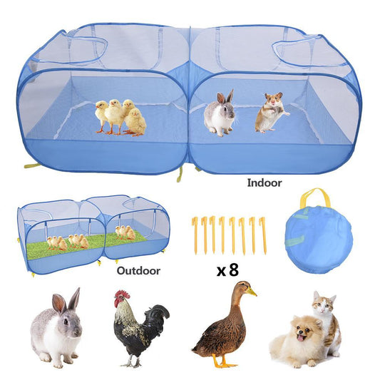 Pet fence chicken coop