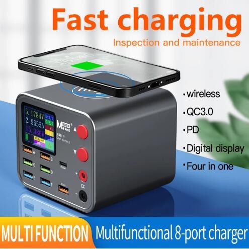 Chargeur à affichage numérique intelligent multifonctionnel à charge rapide