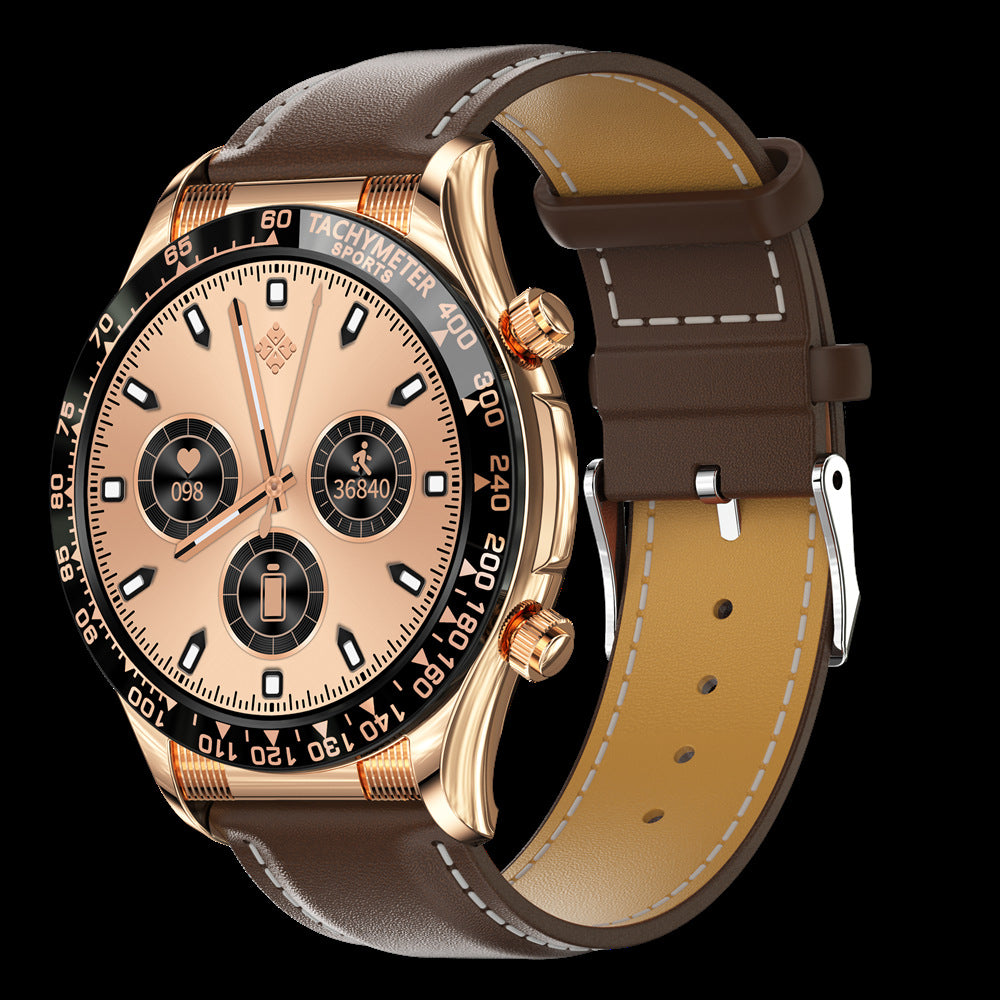 Montre intelligente d'appel Bluetooth pour hommes d'affaires