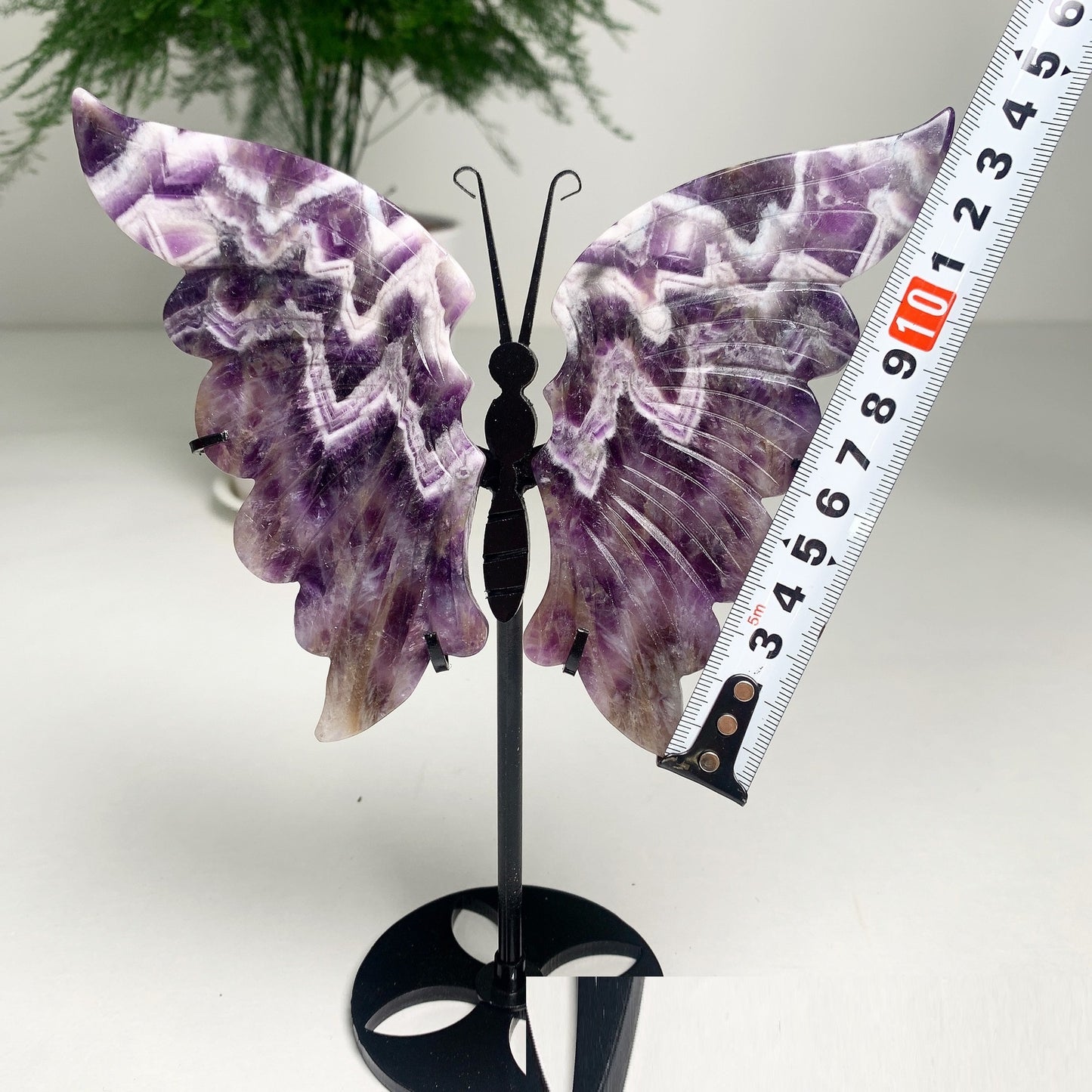 Fantasy Purple Butterfly Wings Water Butterfly Carving Home Decoration