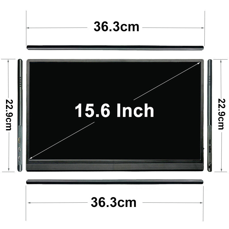 156-inch Portable Expansion Screen With Leather Cover